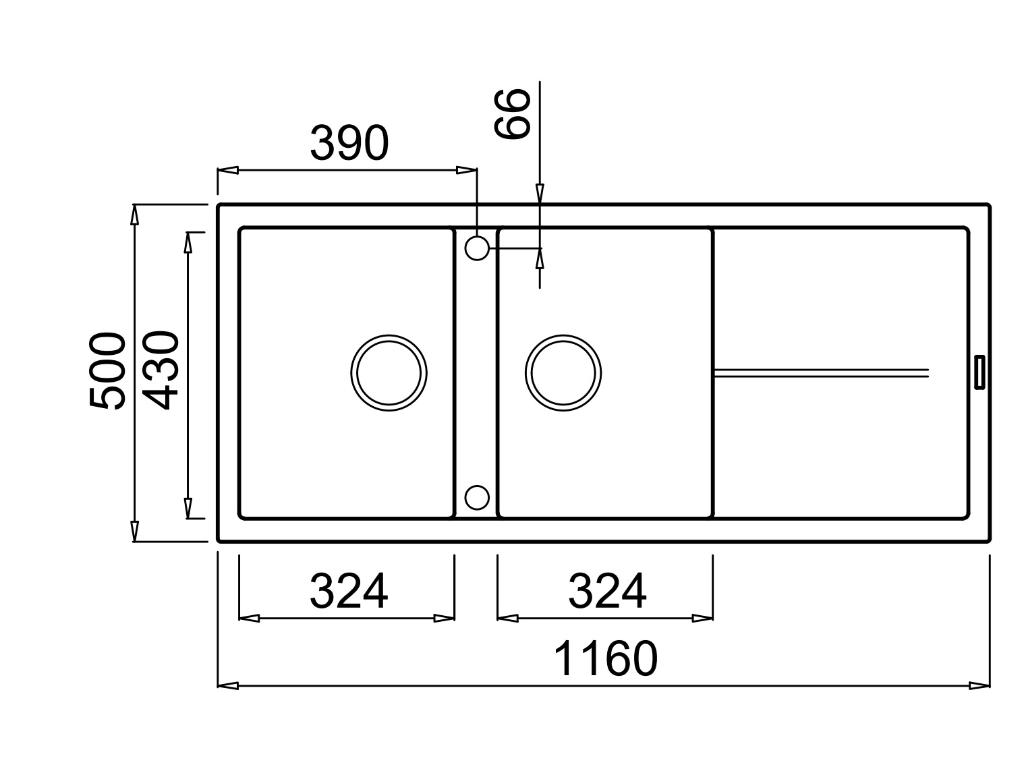 UNICO 500 tech nákres 2023